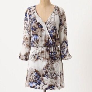 Leifsdottir Silk Crushed Rose Mini Dress size 12